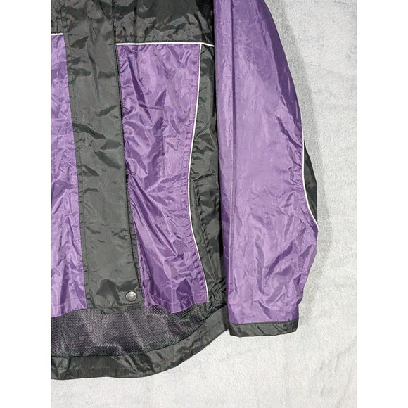 Xelement Women's Black and Purple 2 piece Rain Suit New with Tags size Small - Picture 5 of 16
